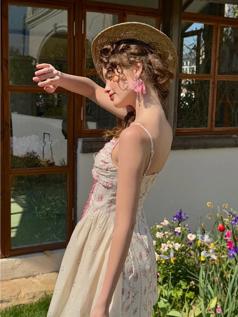 NEW LaceMade Rose Shaved Ice Dress Size S - Picture 5 of 9